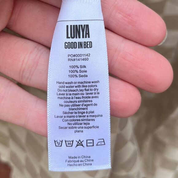 Lunya Checkered Tan Pajama Set - Picture 6 of 6